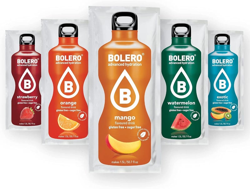 Bolero Sugar Free Drink Mix Packets Assorted Fruit Flavors - 12 Sachets - Image 3